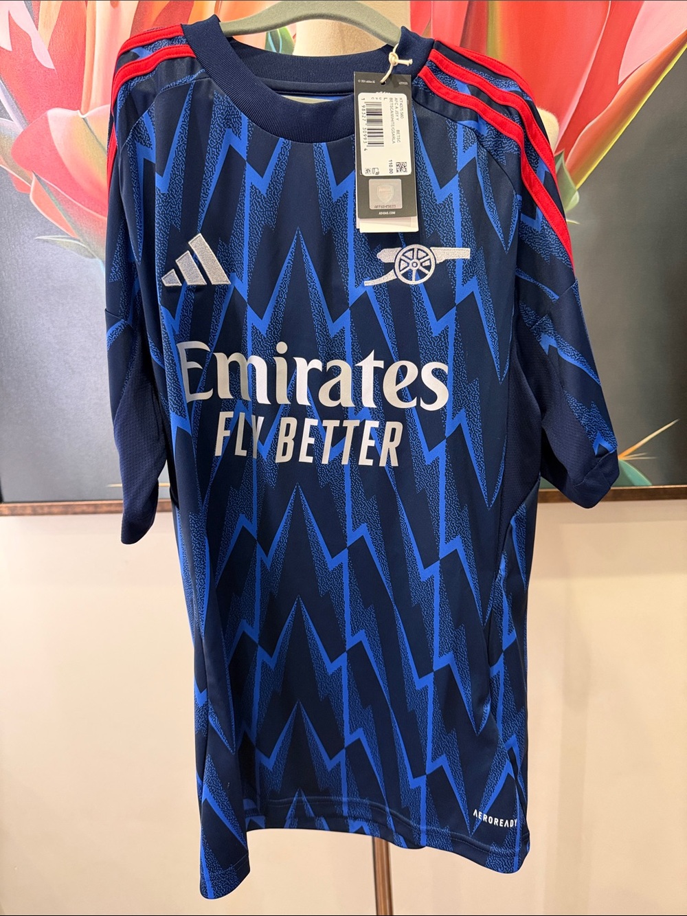 NWT Adidas Youth Arsenal Bukayo Saka #7 Navy Away Jersey